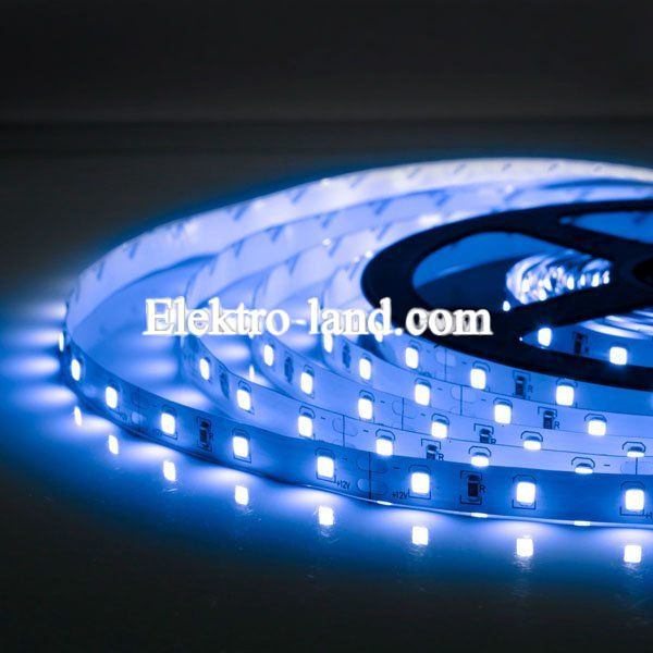 Светодиодная лента синий цвет B-LED 3528-60 R негерметичная, 1м